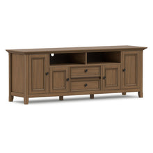 Load image into Gallery viewer, Amherst - Wide TV Media Stand - Rustic Natural Aged Brown
