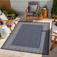 Load image into Gallery viewer, Sunshine - 5'3" X 7'3" Polypropylene Indoor, Outdoor Area Rug - Blue
