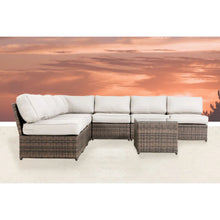 Load image into Gallery viewer, Comfortable Modern Patio Rattan Sectional Set With Cushions

