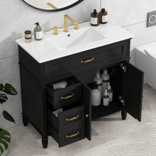 Load image into Gallery viewer, Bathroom Vanity With Sink, Freestanding Cabinet &amp; Drawers
