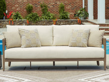 Load image into Gallery viewer, Serene Bay - Sofa With Cushion - Dark Brown / White
