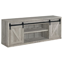 Load image into Gallery viewer, 2 Door TV Stand - Driftwood
