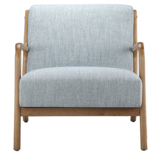 Load image into Gallery viewer, Mid-Century Style Lounge Chair With Upholstered Seat
