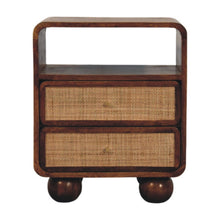 Load image into Gallery viewer, Larissa - 2 Drawer Nightstand - Brown
