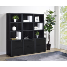 Load image into Gallery viewer, Geary - 3 Piece Wall Unit Bookcase Set With USB Storage

