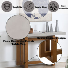 Load image into Gallery viewer, Keven - Faux Concrete Top Table
