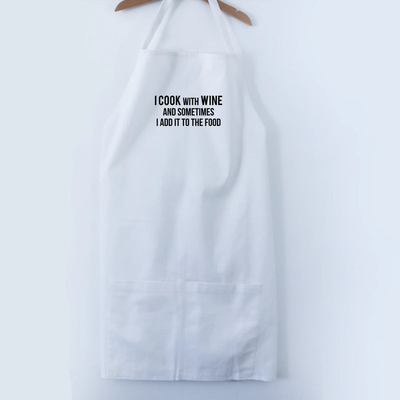 Cook With Wine Apron