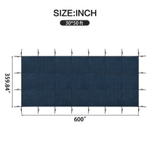 Load image into Gallery viewer, Swimming Pool Safety Cover For Rectangular Underground Pools - Blue
