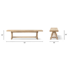 Load image into Gallery viewer, Hawthorne - Dining Bench - Natural
