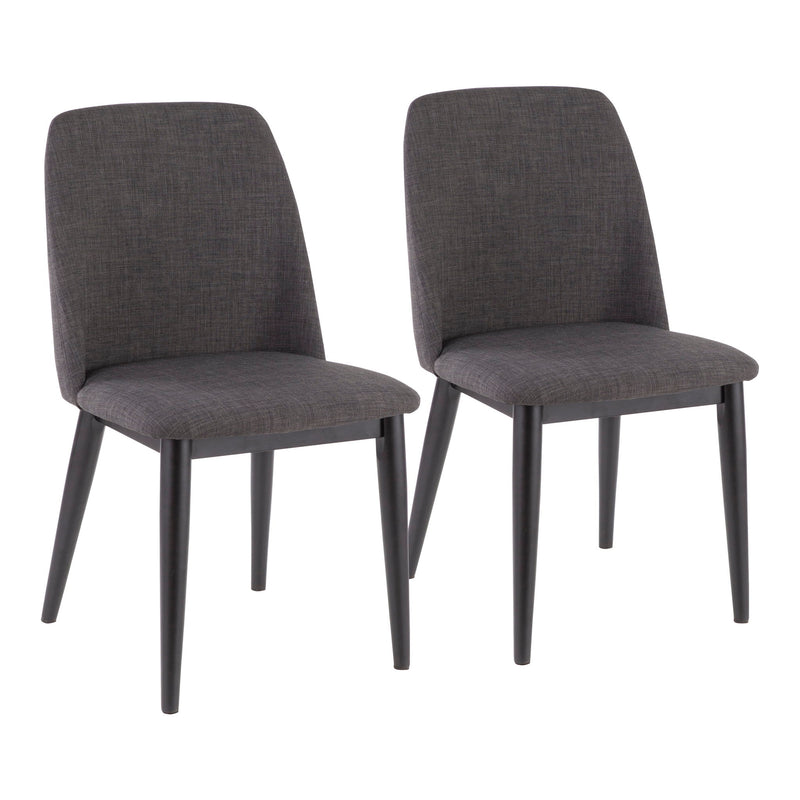Tintori - Contemporary Dining Chair (Set of 2) - Black
