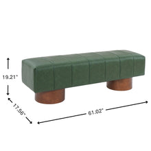 Load image into Gallery viewer, Modern Upholstered Dining Bench
