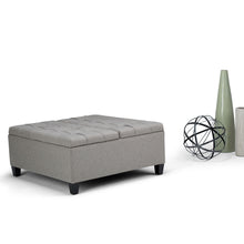 Load image into Gallery viewer, Harrison - Upholstered Coffee Table Storage Ottoman
