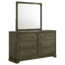 Load image into Gallery viewer, Sundance - 6 Drawer Dresser With Mirror - Dark Coffee
