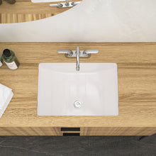 Load image into Gallery viewer, Modern Ceramic Undermount Bathroom Sink With Overflow, High Quality
