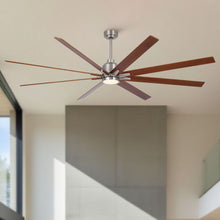 Load image into Gallery viewer, Oversized Large Ceiling Fan With Dimmable LED Light, 8 Blades, Remote Control
