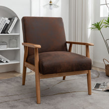 Load image into Gallery viewer, Wide Arm Chair - Brown
