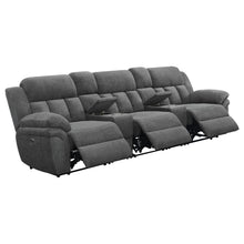 Load image into Gallery viewer, Divine - 5 Piece Power Reclining Home Theater Seating Set With Memory Foam Cushions And Storage Consoles
