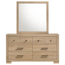 Load image into Gallery viewer, Merritt - 6 Drawer Dresser With Mirror - Light Oak
