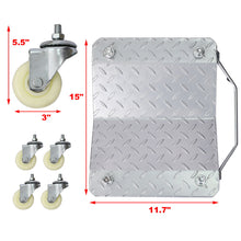 Load image into Gallery viewer, Heavy Duty Car Dolly Set, 6000Lbs Capacity, Metal Construction - Gray
