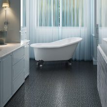 Load image into Gallery viewer, Interlocking Deck Tiles Plastic Waterproof Outdoor All Weather Anti-Slip Bathroom Shower Balcony Porch Strong Weight Capacity Upto 440 Lbs, Pebble Stone Pattern
