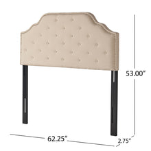 Load image into Gallery viewer, Luella - Button Tufted Upholstered Headboard

