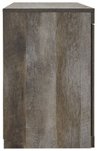 Load image into Gallery viewer, Wynnlow - TV Stand With Faux Firebrick Fireplace Insert - Gray
