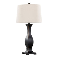 Load image into Gallery viewer, Riley - Contemporary Table Lamp (Set of 2) - Oil Rubbed Bronze / Oat
