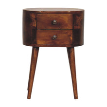Load image into Gallery viewer, Mini Rounded Nightstand - Chestnut

