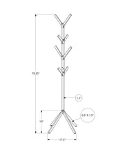 Load image into Gallery viewer, Coat Rack, Hall Tree, Free Standing, 8 Hooks, Entryway, Contemporary &amp; Modern
