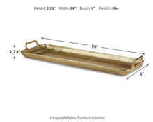 Load image into Gallery viewer, Posy - Tray - Gold Finish

