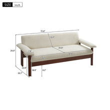Load image into Gallery viewer, Loveseat Sofa 2 Seater Couch With Armrest Pillows
