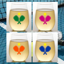 Load image into Gallery viewer, Wine-Oh! - PICKLEBALL Shatterproof Wine Glasses
