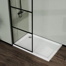Load image into Gallery viewer, Shower Screen Door Walk In Wet Room, 3 Panel Style - Black
