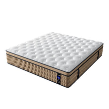 Load image into Gallery viewer, 14" Mattress Hotel Collection Hybrid Mattress With Gel Memory Foam &amp; Pocket Springs - Brown / White - King
