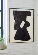 Load image into Gallery viewer, Garviery - Wall Art - Black / Cream
