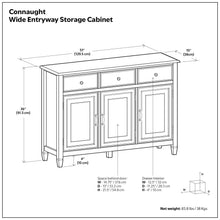 Load image into Gallery viewer, Connaught - Wide Entryway Storage Cabinet
