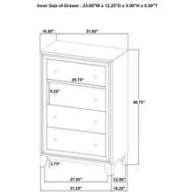 Load image into Gallery viewer, Anza - 4 Drawer Chest Storage Solution - Walnut
