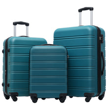Load image into Gallery viewer, 3 Piece Luggage Set Hardside Spinner Suitcase With TSA Lock
