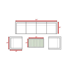 Load image into Gallery viewer, Stylish Sofa Seating Group With Cushions Perfect For Outdoor Gatherings
