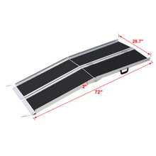Load image into Gallery viewer, Portable And Foldable Wheelchair Ramp With Non Skid Surface
