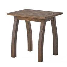 Load image into Gallery viewer, Kinesis - Outdoor Side Table With Slatted Top And Wood Frame
