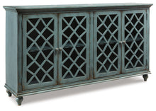 Load image into Gallery viewer, Mirimyn - Accent Cabinet - Vintage Finish - Antique Teal
