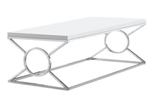 Load image into Gallery viewer, Table, Rectangular, Glossy Contemporary &amp; Modern - White
