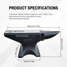 Load image into Gallery viewer, Rugged Round Horn Anvil
