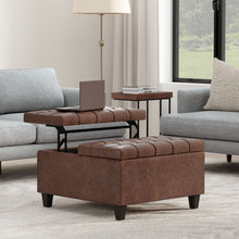 Load image into Gallery viewer, Harrison - Large Coffee Table Storage Ottoman
