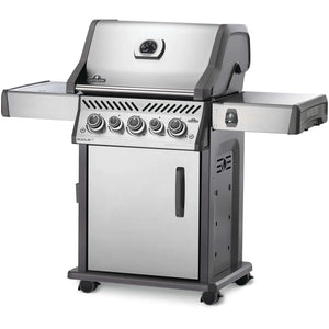 Napoleon Rogue XT 425 SIB Gas Grill with Infrared Side Burner -Stainless Steel