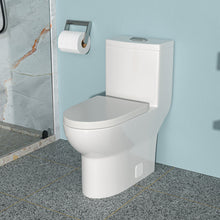 Load image into Gallery viewer, 1 Piece Toilet With Dual Flush, Soft Closing Seat - White
