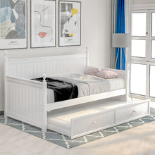 Load image into Gallery viewer, Twin Size Daybed &amp; Twin Size Trundle - White
