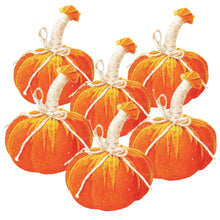 Load image into Gallery viewer, Pumpkin Ornament For Holiday Harvest Festival Fall Festival &amp; Thanksgiving (Set of 6)
