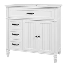 Load image into Gallery viewer, Bathroom Vanity With Sink, Freestanding Cabinet &amp; Drawers
